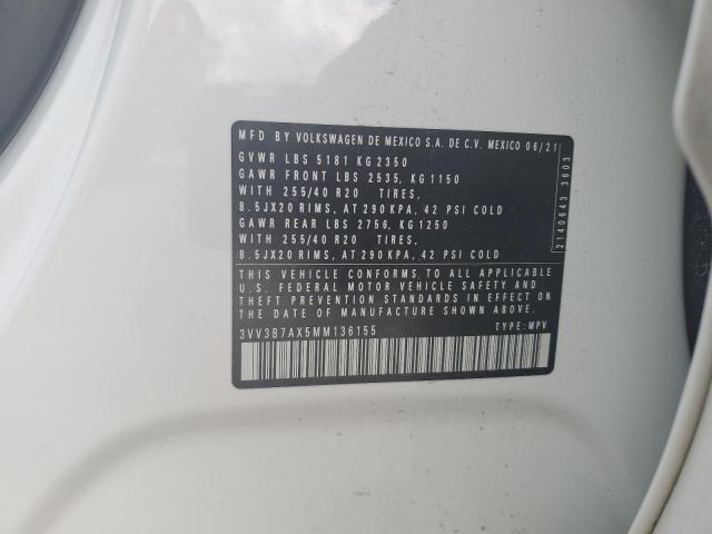 2021 VOLKSWAGEN TIGUAN SE - 3VV3B7AX5MM136155