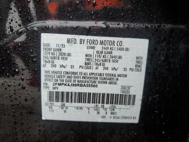 2024 FORD EDGE SEL - 2FMPK4J98RBA55560