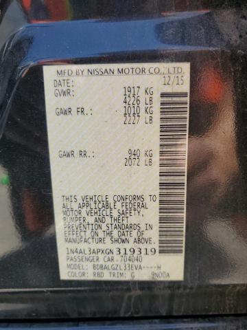 2016 NISSAN ALTIMA 2.5 - 1N4AL3APXGN319319
