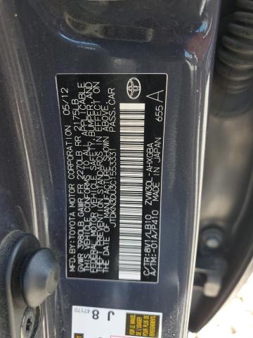 2012 TOYOTA PRIUS - JTDKN3DU3C1553331