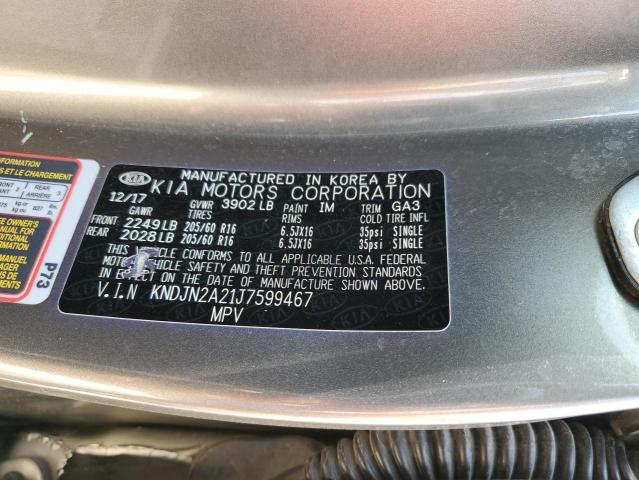 2018 KIA SOUL - KNDJN2A21J7599467