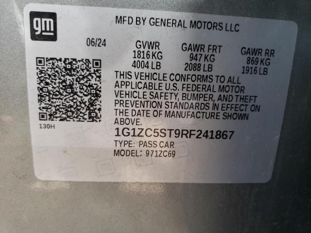 2024 CHEVROLET MALIBU LS - 1G1ZC5ST9RF241867