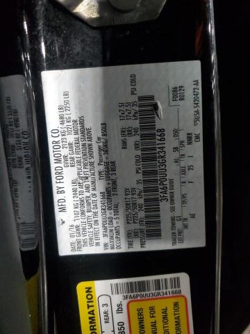 2016 FORD FUSION S H - 3FA6P0UU3GR341668