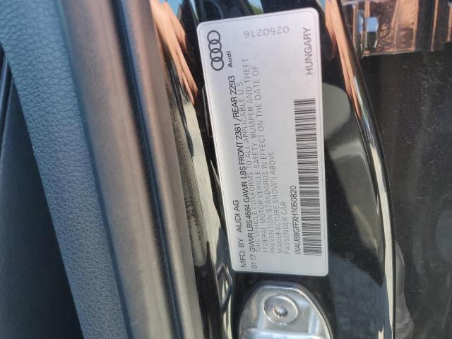 2017 AUDI A3 PREMIUM WAUB8GFFXH1050820