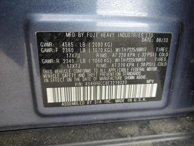 2014 SUBARU OUTBACK 2. #3303794416