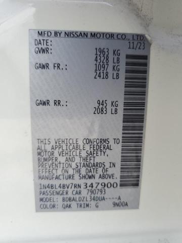 2024 NISSAN ALTIMA S 1N4BL4BV7RN347900