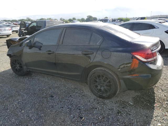 HONDA CIVIC LX 2014 black  gas 19XFB2F54EE212532 photo #3
