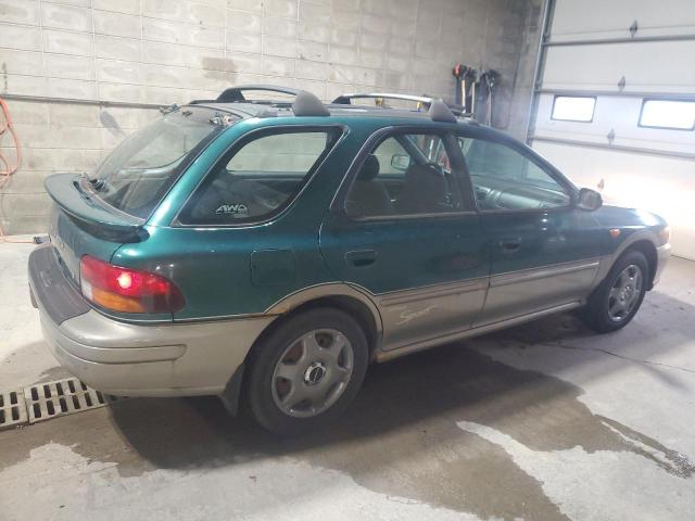 SUBARU IMPREZA OU 2000 green  gas JF1GF4855YH808206 photo #4