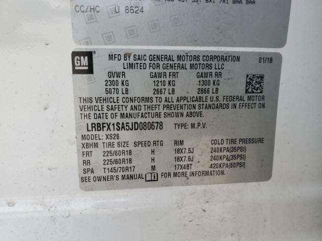 2018 BUICK ENVISION E LRBFX1SA5JD080678