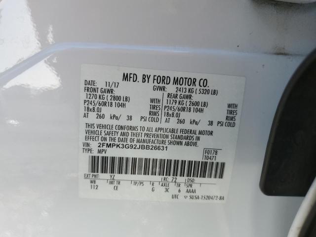 2018 FORD EDGE SE - 2FMPK3G92JBB26631