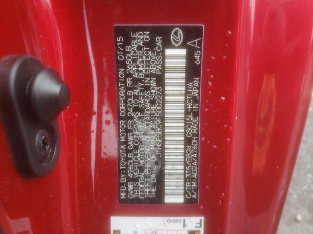 2015 LEXUS RC 350 JTHSE5BC9F5002273