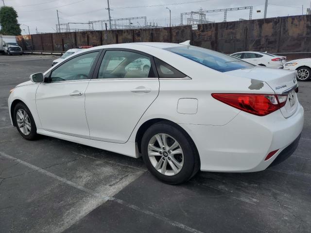 HYUNDAI SONATA GLS 2014 white  gas 5NPEB4AC1EH932931 photo #3
