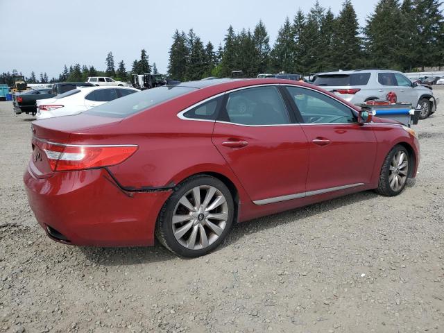 HYUNDAI AZERA GLS 2012 red  gas KMHFH4JG3CA157800 photo #4