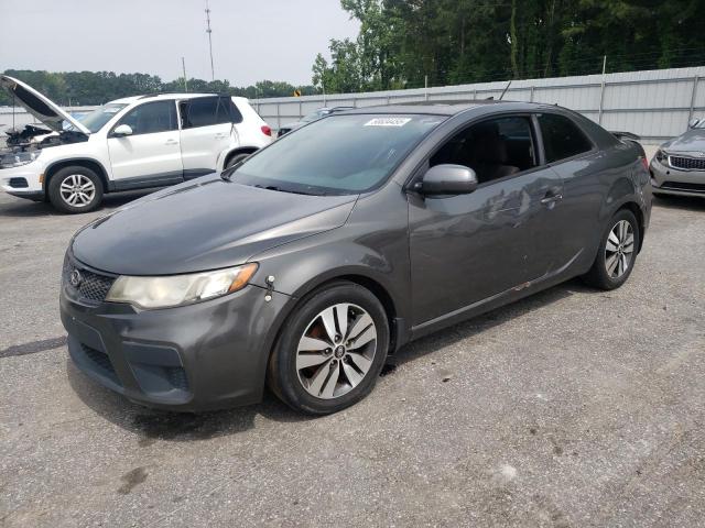 KIA FORTE EX 2013 gray coupe gas KNAFU6A20D5695040 photo #1