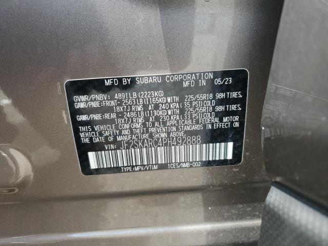 2023 SUBARU FORESTER T - JF2SKARC4PH492888
