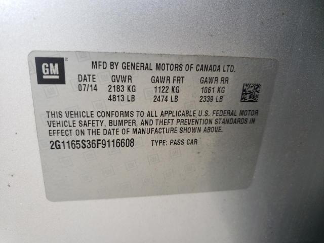 2015 CHEVROLET IMPALA LTZ 2G1165S36F9116608