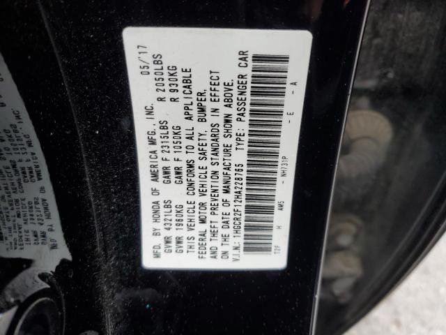 2017 HONDA ACCORD SPO - 1HGCR2F12HA228765