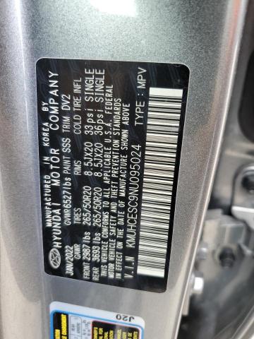 2022 GENESIS GV80 BASE KMUHCESC9NU095024