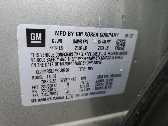 2023 CHEVROLET TRAILBLAZE KL79MRSL1PB030286