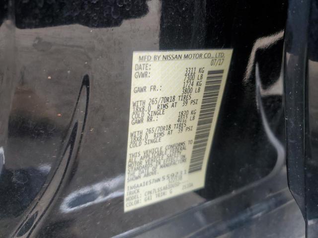 2017 NISSAN TITAN SV - 1N6AA1E57HN559231