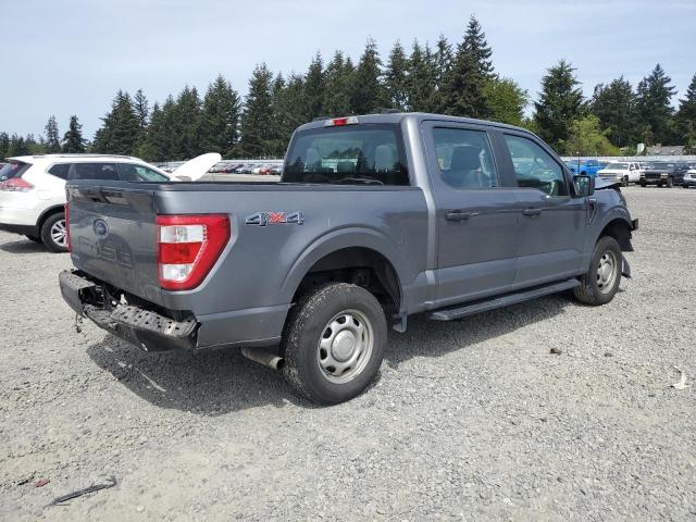 FORD F150 SUPER 2021 gray  gas 1FTEW1EB7MKE08140 photo #4