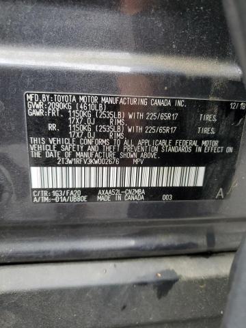 2019 TOYOTA RAV4 XLE - 2T3W1RFV3KW002676