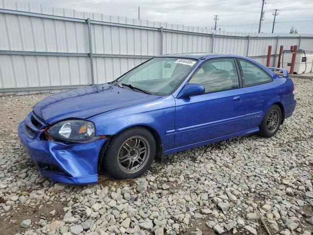 HONDA CIVIC SI 2000 blue  gas 1HGEM1157YL059617 photo #1