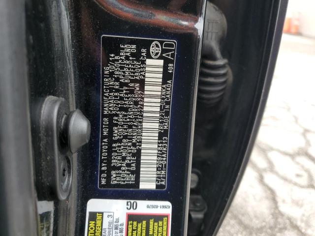 2015 TOYOTA COROLLA L - 2T1BURHEXFC278727