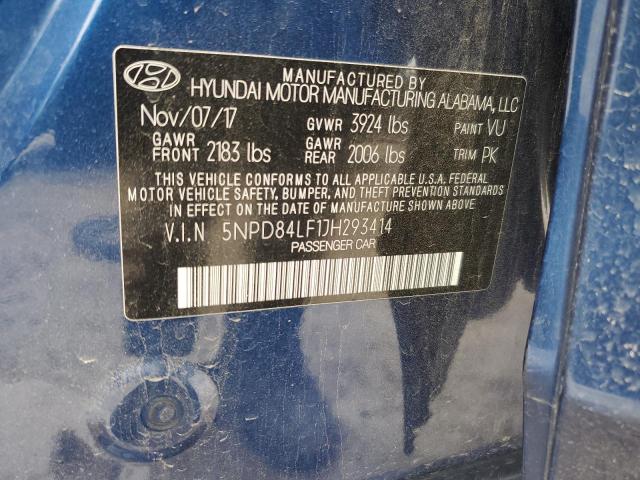 2018 HYUNDAI ELANTRA SE - 5NPD84LF1JH293414