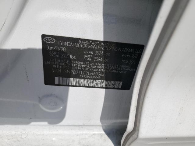 2020 HYUNDAI ELANTRA SE - 5NPD74LF9LH603654