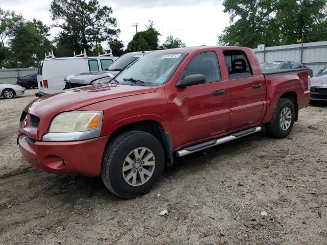 MITSUBISHI RAIDER LS 2007 red  gas 1Z7HC28KX7S213438 photo #1
