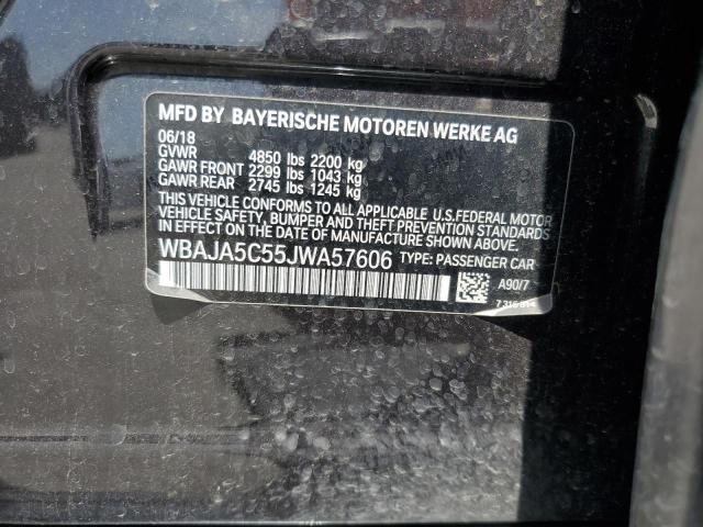 wbaja5c55jwa57606 - 2018 Bmw 5 series i - #58286215