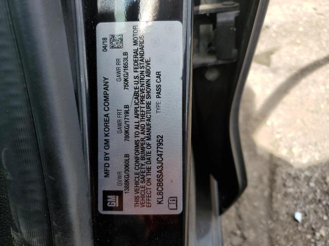 2018 CHEVROLET SPARK LS - KL8CB6SA3JC477952