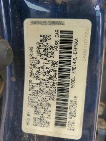 5yfbu4ee7dp091708 - 2013 Toyota Corolla Base - #54614935
