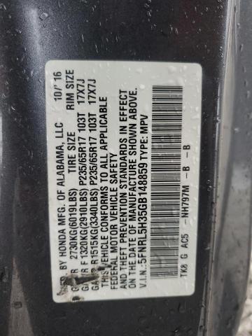 2016 HONDA ODYSSEY SE - 5FNRL5H35GB148859