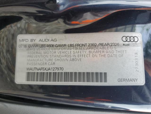 2018 AUDI A5 PREMIUM WAUTNAF5XJA127970