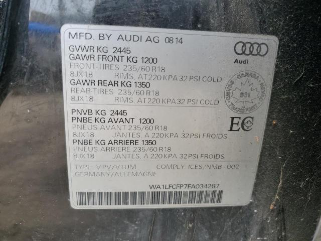 2015 AUDI Q5 PREMIUM - WA1LFCFP7FA034287