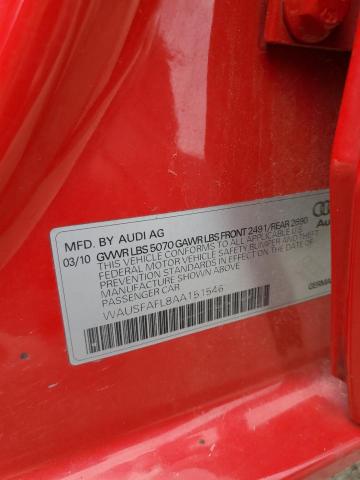 wausfafl8aa151546 - 2010 Audi a4 premium - #58393955