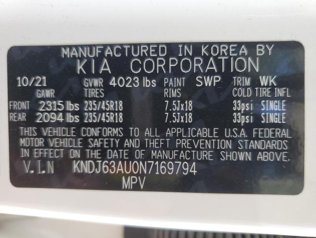 2022 KIA SOUL GT LI - KNDJ63AU0N7169794