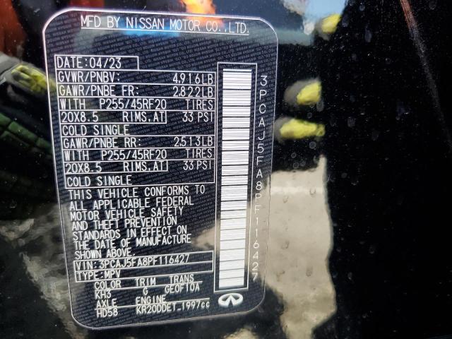 2023 INFINITI QX50 SPORT 3PCAJ5FA8PF116427