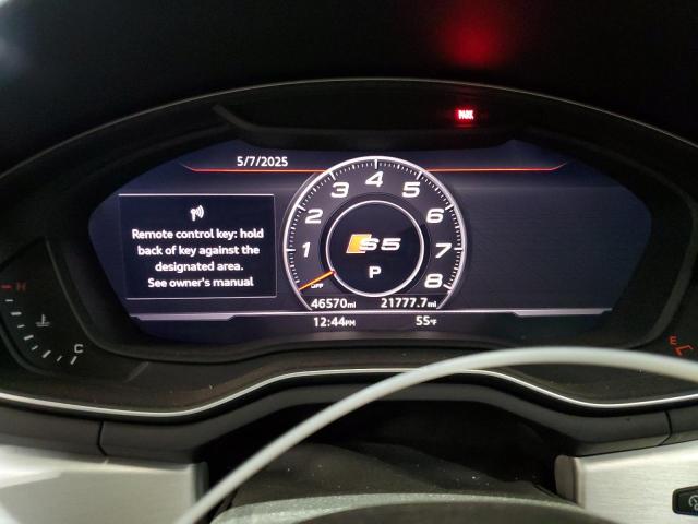 2018 AUDI S5 PRESTIG WAUC4CF56JA072142