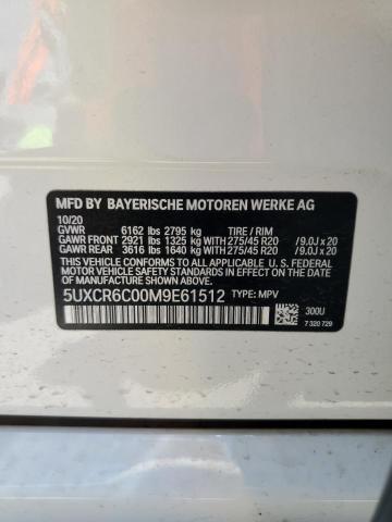 2021 BMW X5 XDRIVE4 - 5UXCR6C00M9E61512