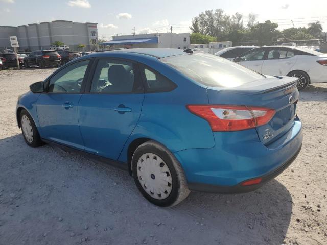 FORD FOCUS SE 2013 blue sedan 4d gas 1FADP3F2XDL175079 photo #3