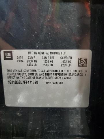 2015 CHEVROLET MALIBU 2LT - 1G11D5SL7FF171520