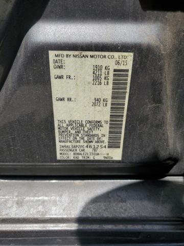 2015 NISSAN ALTIMA 2.5 - 1N4AL3AP2FC461254