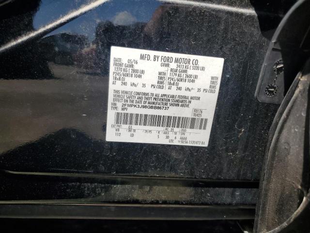 2016 FORD EDGE SEL - 2FMPK3J98GBB86737