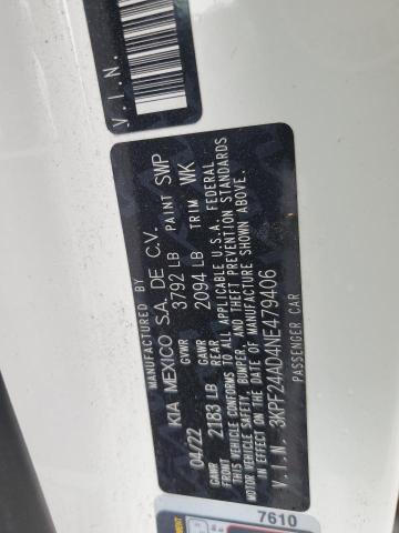 2022 KIA FORTE FE - 3KPF24AD4NE479406