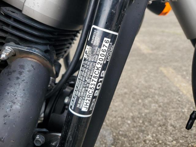 2012 HONDA VT750 C2B JH2RC5378CK200676