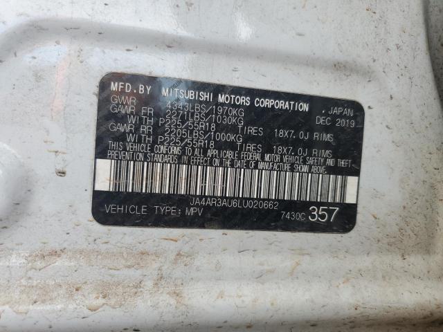 2020 MITSUBISHI OUTLANDER - JA4AR3AU6LU020662