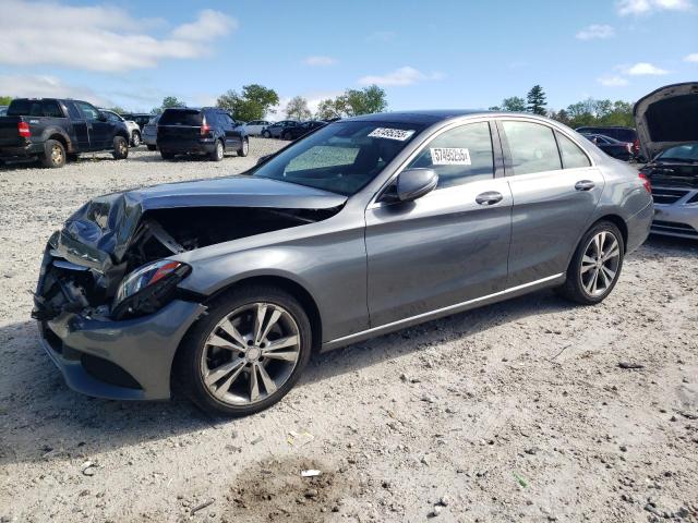 Vin: 55swf4kb0hu193549, lot: 57495255, mercedes-benz c-class 300 4matic 2017 img_1